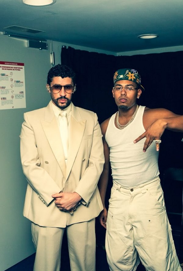 Myke Towers y Bad Bunny en Madrid