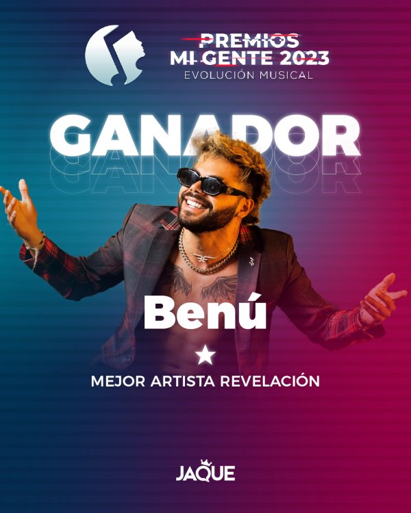 Benu galardonado