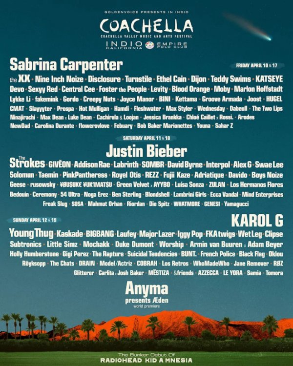 Coachella 2026 con Carolina Durante