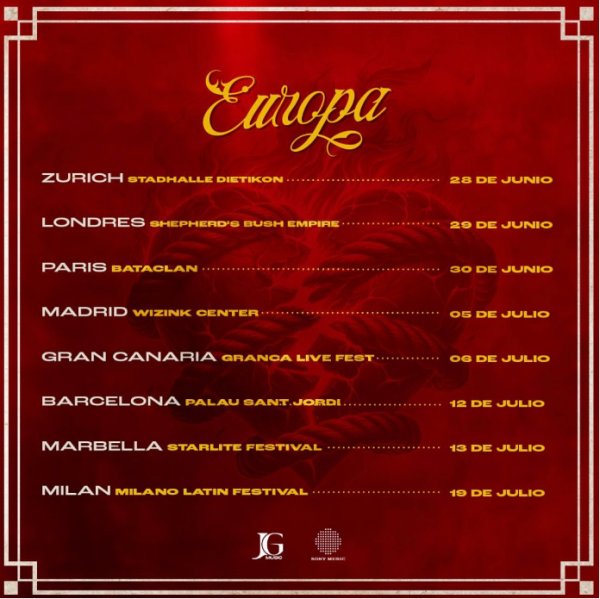 Christian Nodal Tour