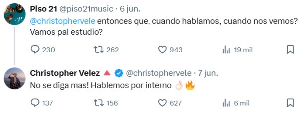 Christopher y Piso 21