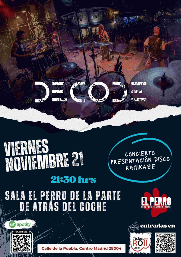 DECODE cartel Madrid