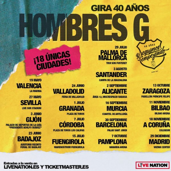 Hombres G 40 Aniversario