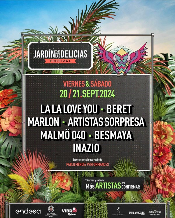 Jardin de las delicias cartel 2024