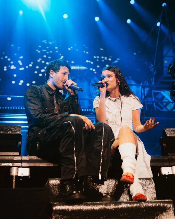 Joaquina y Sebastian Yatra en Barcelona