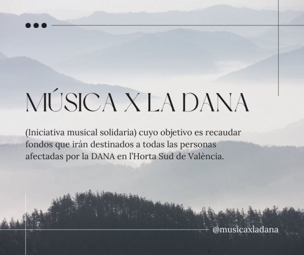 Musica por la Dana