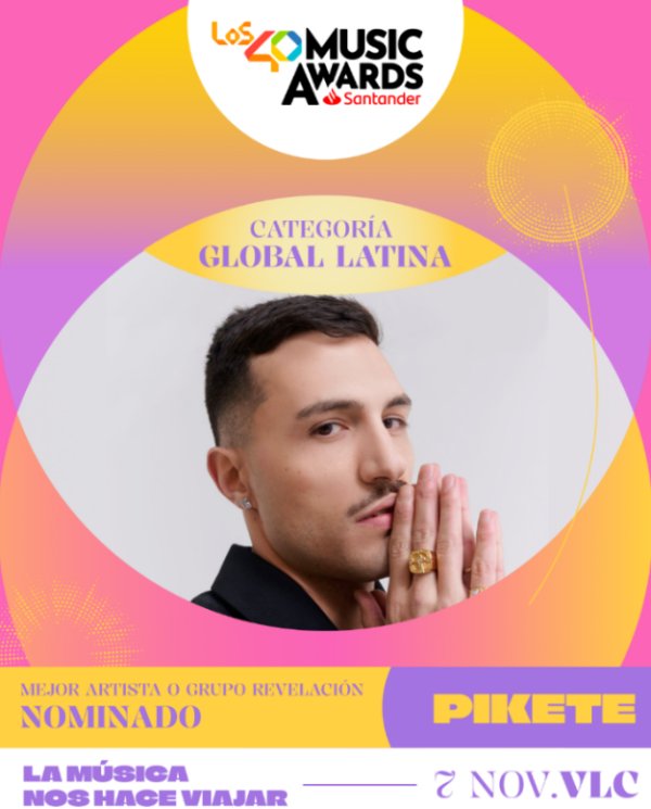 Pikete nominado en Los 40