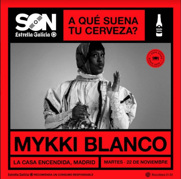 Mykki Blanco en La Casa Encendida de Madrid