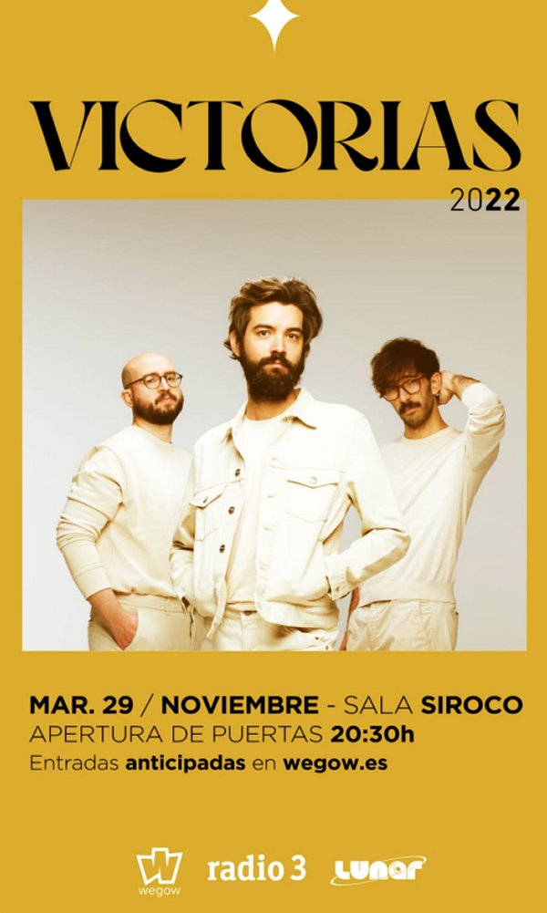 Victorias concierto 29 noviembre